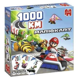 Jumbo Spiele Spiel Jumbo Spiele 1110100011 Super Mario 1000KM Mario Kart, Jumbo Spiele 1110100011 Super Mario 1000KM Mario Kart, Made in Europe bunt