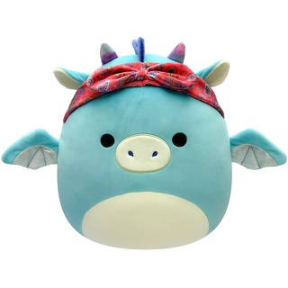 Squishmallows SQCR04125 - Tatiana der Drache 19 cm, offizielles Kelly Toys Plüsch, superweiches Kuscheltier