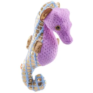 Wild Republic Foilkins Lila Seepferdchen, Stofftier, 30 cm, Geschenk für Kinder, Plüschtier, Füllung aus gesponnenen recycelten Wasserflaschen, Violetter Seepferd