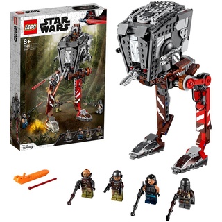 LEGO 75254 Star Wars AT-ST-Räuber, Set mit abfeuerbaren Shootern und 4 Minifiguren, TV-Serie The Mandalorian Kollektion