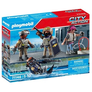 Playmobil® Actionfigur PLAYMOBIL® 71146 - City Action - SWAT-Figurenset bunt