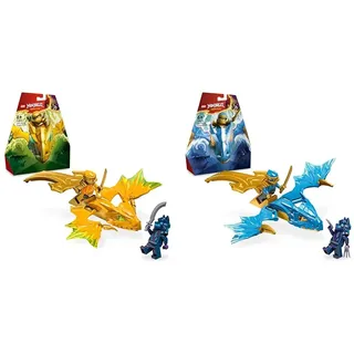 LEGO NINJAGO Arins Drachengleiter, Ninja-Set mit Drachen-Spielzeug und Figuren & NINJAGO Nyas Drachengleiter, Ninja-Set mit Drachen-Spielzeug und Figuren