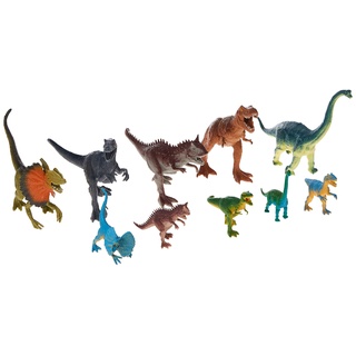 Simba 104344425 - Großes Dino Set, 10 Dinosaurier 9-19cm, Spielfiguren, ab 3 Jahre