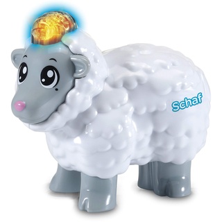VTech Tip Tap Baby Tiere - Schaf – Interaktives Spielzeug mit Licht und Musik für fantasievolle Rollenspiele – Für Kinder von 1-5 Jahren