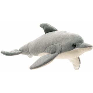 Uni-Toys - Großer Tümmler, Delfin - 28 cm (Länge) - Plüsch-Wal, Delphin - Plüschtier, Kuscheltier
