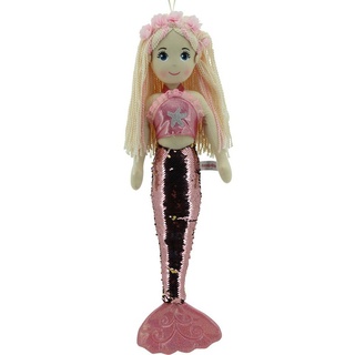 Sweety-Toys Meerjungfrauenpuppe Sweety Toys 11889 Stoffpuppe Meerjungfrau Plüschtier Prinzessin 70 cm rosa rosa