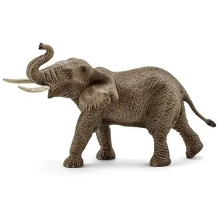 Schleich 14762 - Wild Life, Afrikanischer Elefantenbulle, Tierfigur,