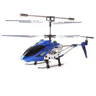 Kpaloft RC-Helikopter Hubschrauber, 3.5-Kanal, RTF, mit LED-Licht, Höhe-Halten, Blau, für Jungen, Erwachsene blau