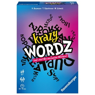 Ravensburger 26837 - Krazy Wordz - Gesellschaftsspiel für die ganze Familie Spiel für Erwachsene und Kinder ab 10 Jahren Partyspiel für 3-8 Spiele...