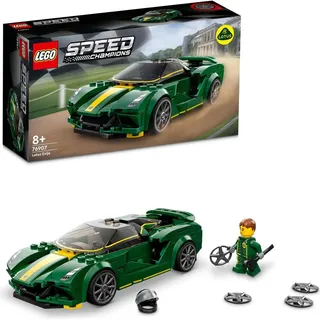 LEGO Speed Champions Lotus Evija, Bausatz für Modellauto, Auto-Spielzeug mit Cockpit für 2 Figuren, Rennauto als Geschenk für Jungen und Mädche... - Beige