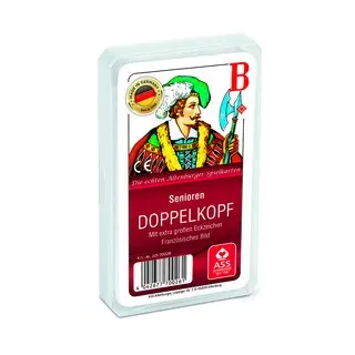 Spielkarten Doppelkopf Senioren Frz.Bild ASS 22570026 2x24BL