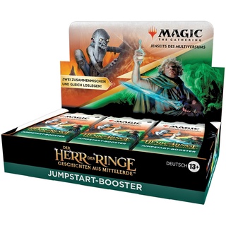 Magic: The Gathering Der Herr der Ringe: Geschichten aus Mittelerde Jumpstart-Booster-Display (18 Booster) – Kartenspiel für 2 Spieler (Deutsche Version)