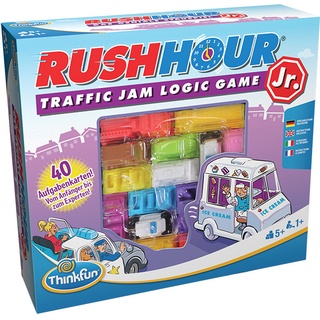 Thinkfun 76442 - Rush Hour Junior - Das Bekannte Logikspiel Für Jüngere Kinder Ab 5 Jahren. Das Stauspiel Für Jungen Und Mädchen.