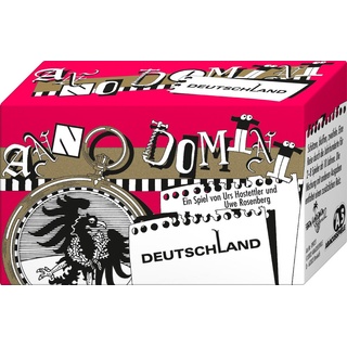 ABACUSSPIELE ABA09021 Anno Domini-Deutschland, Quizspiel, Kartenspiel, Yellow