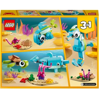 LEGO Delfin und Schildkröte (31128, LEGO Creator 3-in-1)