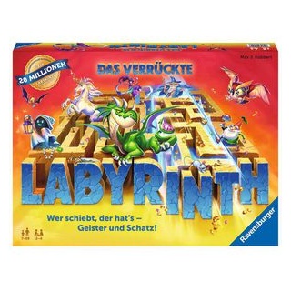 Ravensburger Brettspiel Das verrückte Labyrinth, ab 7 Jahre, 2-4 Spieler