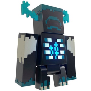 Mattel® Actionfigur Minecraft, The Warden, mit Licht & Geräuschen bunt