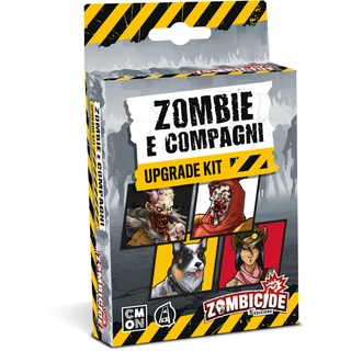 Asmodee - Zombicide, Zweite Ausgabe: Zombie Und Begleiter, Upgrade-Kit, Erweiterung Brettspiel, Italienische Ausgabe, 8488