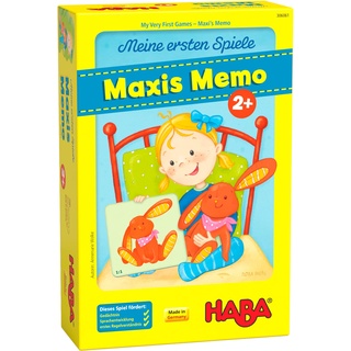 HABA 306061 - Meine ersten Spiele – Maxis Memo, Kleinkinderspiel ab 2 Jahren, made in Germany, Bunt