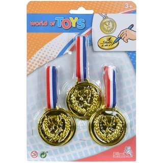 Simba 108614918 - 3 Medaillen zum Umhängen, 2-sortiert