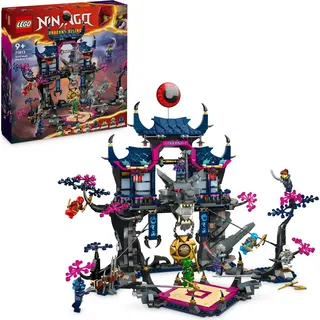 LEGO NINJAGO Wolfsmasken-Dojo, Ninja-Spielzeug mit 8 Mini-Figuren inkl. Kai, Nya, Lloyd und Zane, großes Set für Kinder, actionreiches Geschenk f...