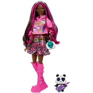 Mattel® Babypuppe Barbie Extra Puppe 19 - pinkfarbenes Haar/Pop Punk