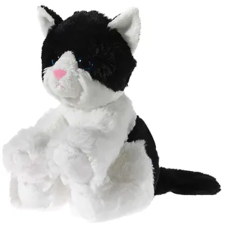Heunec 247376 GLITTER-KITTY Katzen-Baby schwarz/weiß