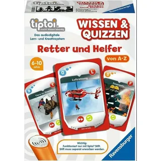 Ravensburger Spiel tiptoi Wissen und Quizzen: Retter und Helfer, tiptoi Wissen und Quizzen: Retter und Helfer weiß