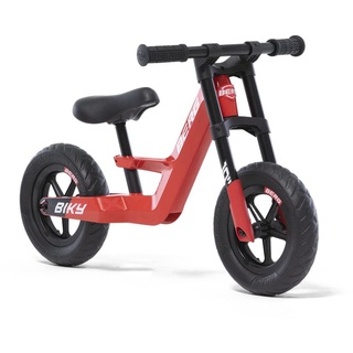 Berg Biky Mini Rot Laufrad ab 2 Jahre, Magnesiumrahmen, Rutschfahrzeug 10 Zoll, Kinderfahrrad Jungen und Mädchen, Sattel höhenverstellbar