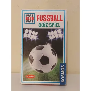 KOSMOS 699734 was ist was Fussball, spannendes Quiz-Spiel für Kinder ab 8 Jahre, Trumpfspiel Kartenspiel für Kinder, Fußball Quartett, Cooles Fußball Spiel