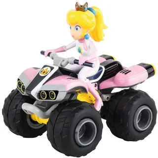 Carrera RC Nintendo Mario Kart 8 Peach Quad │ Ferngesteuertes ab 6 Jahren für drinnen & draußen │ Mini Mario Kart Auto mit Fernbedienung zum Mitnehmen │ Spielzeug für Kinder & Erwachsene