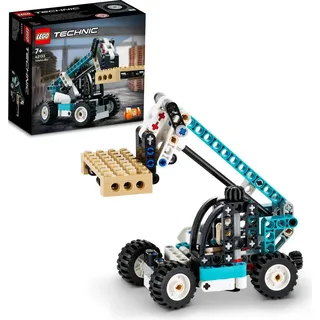 LEGO 42133 Technic 2-in-1 Teleskoplader Gabelstapler und Abschleppwagen Spielzeug, Baufahrzeug für Jungen und Mädchen ab 7 Jahren - Bunt