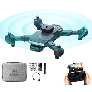 LUXWALLET Sky X Dodge – 22 km/h – Infrarot-Hindernisvermeidung – Mini-Drohne – 2X Kamera-Drohne WiFi – Einsteiger-Quadcopter