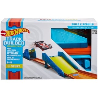 Mattel - Hot Wheels Track Builder Unlimited Weitsprung-Set inkl. 1 Spielzeugauto