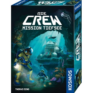 KOSMOS 680596 Die Crew - Mission Tiefsee, kooperatives Kartenspiel, für 3 bis 5 Spieler, mit Variante für Zwei Personen, Nachfolger zum Kennerspiel des Jahres 2020 Die Crew
