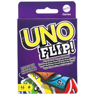 Mattel® Spiel Mattel Games UNO FLIP! Kartenspiel mit beidseitig bedruckten Flip Kart