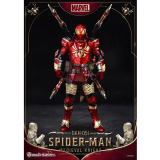 Beast Kingdom Toys BKDDAH-051 - Marvel Dynamic 8ction Heroes Actionfigur 1/9 Medieval Knight Spider-Man 20 cm