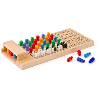 Woodyland Lernspielzeug 92207 Holz Logik- und Kombinationsspiel - fördert logisches Denken, fördert das logische Denken