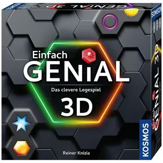 KOSMOS Verlag Spiel FKS6840060 - Einfach genial 3D DE, Familienspiel, Familienspiel bunt