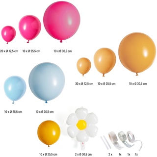 Luftballon-Set 125-Teilig