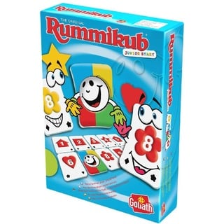 Goliath Rummikub The Original Junior Travel für Kinder ab 4 Jahren Reisespiel für 2 bis 4 Spieler