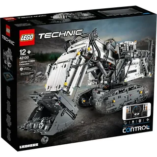 LEGO® Technic - Liebherr Bagger R 9800 (42100) Konstruktionsspielsteine, (Packung, 4108 St., Packung), Multifunktionale Steuerung