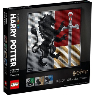 LEGO® Konstruktionsspielsteine LEGO® Art 31201 Harry PotterTM HogwartsTM Wappen, (4249 St)
