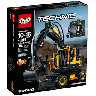 LEGO® LEGO® TechnicTM 42053 Volvo EW 160E Bagger Konstruktionsspielsteine, (1166 St)