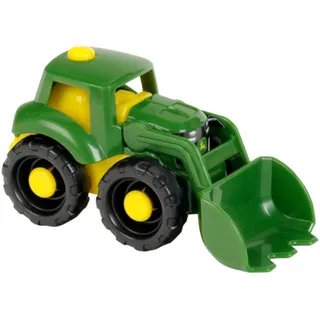 Theo Klein 3960 John Deere Traktor, 1:50 I Stabiles Sandkasten-Fahrzeug I Aus robustem, recyclebarem Kunststoff I Spielzeug für Kinder ab 18 Monaten