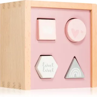 Label Label Shape Sorting Box Activity Steckspielzeug Pink 1 St.