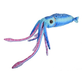 Wild Republic knuddeliger Tintenfisch Junior 38 cm Plüsch lila, Farbe:blau