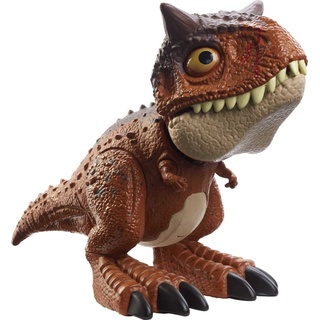 Jurassic World HBY85 - Beißangriff Carnotaurus Toro-Dinosaurier-Actionfigur, Dinosaurier Spielzeug ab 4 Jahren