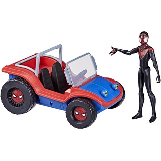 Hasbro Marvel Spider-Man Spider-Mobil, Fahrzeug mit Miles Morales Action-Figur, Marvel Spielzeug für Kinder ab 4 Jahren