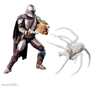 Hasbro HASF5317 - Star Wars The Mandalorian Black Series Actionfiguren 2022 Mandalorian & Grogu (Maldo Kreis) 15 cm